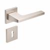 INOVO PULSE Interior Door Handles, Zinc Die-Cast Lever Handle Set, Universal Square Handle, + 17 BB, Matte Nickel view 1