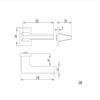 INOVO PULSE Interior Door Handles, Zinc Die-Cast Lever Handle Set, Universal Square Handle, + 17 BB, Matte Nickel view 2