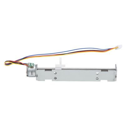 RhineCart Basics 2-Phase 4-Wire Linear Stepper Motor Slide Table, Metal Construction, 4–9 V Drive Voltage, for Measuring Instruments, 3.5-Inch Screw, 3.1-Inch Travel