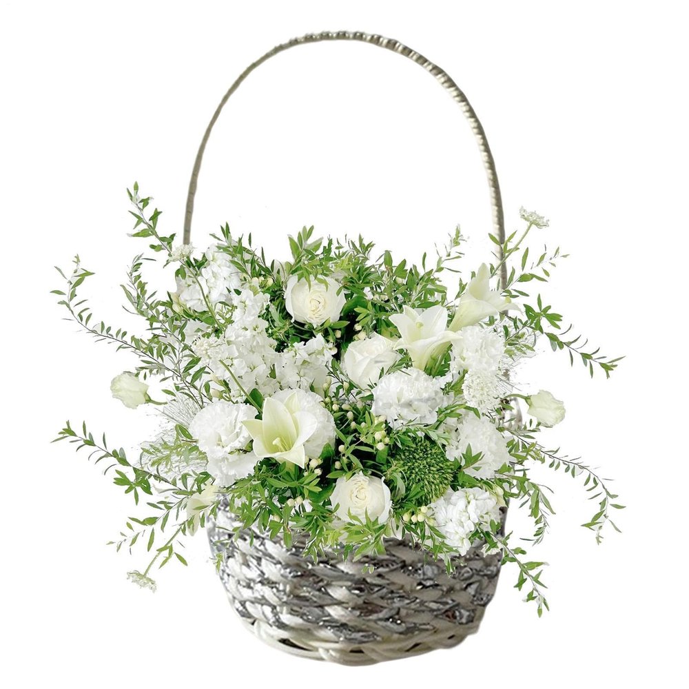 Mini Flower Basket - Wedding Floral Basket