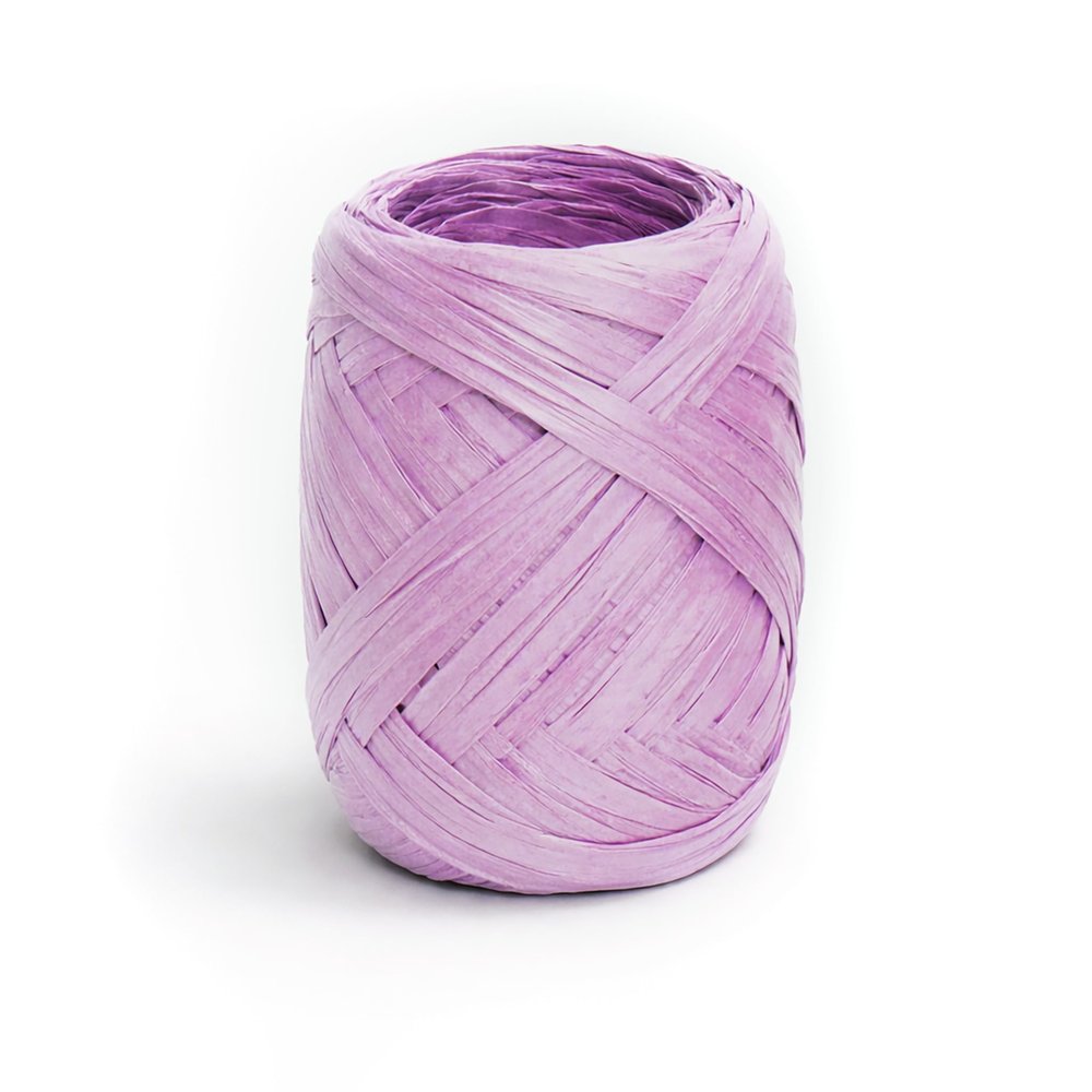 Raffia Paper Ribbon 20m - Lilac