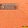 ANRO Washable Orange Linen-Look Oval Tablecloth, 200 x 140 cm view 4