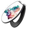 banjado Vehicle-Themed Toilet Seat – Soft-Close, Anthracite, Retro Car Watercolor view 1
