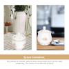 FESTFENDS Ceramic Sugar Bowl with Lid for Tea and Sugar Cubes, Reusable and Easy to Clean, White with Fine Gold Detailing view 3