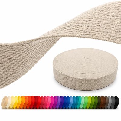 Polycotton Webbing 32mm & 38mm - 70 Colors