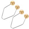 BCOATH Alloy Metal Dimple Maker, 2 Pieces, Portable Facial Training Device view 1