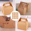 HEALEEP 30-Pack Khaki Foldable Kraft Paper Cake Boxes view 3