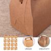 HEALEEP 30-Pack Khaki Foldable Kraft Paper Cake Boxes view 4