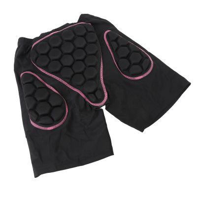 BAFOVY Padded 3D Protective Shorts, High-Density Foam Hip and Thigh Protection (XL)