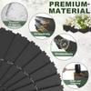 Suusolny 5-Sided Lawn Edging, PP Plastic, Weather-Resistant, Flexible, No-Dig Installation, 4 m (20 Pieces) view 3