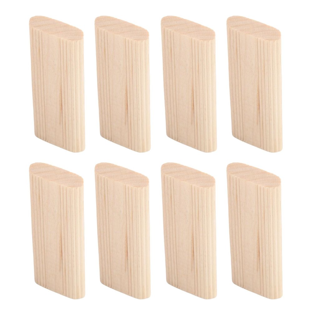Cocoarm 100-Piece Beech Wood Grooved Dowel Set for Furniture and Cabinet Making