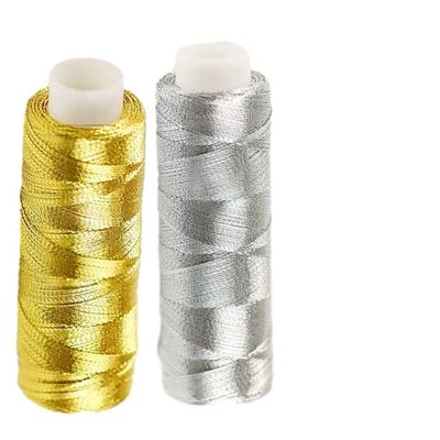 Lagomloot Shiny Silver and Gold Embroidery Thread