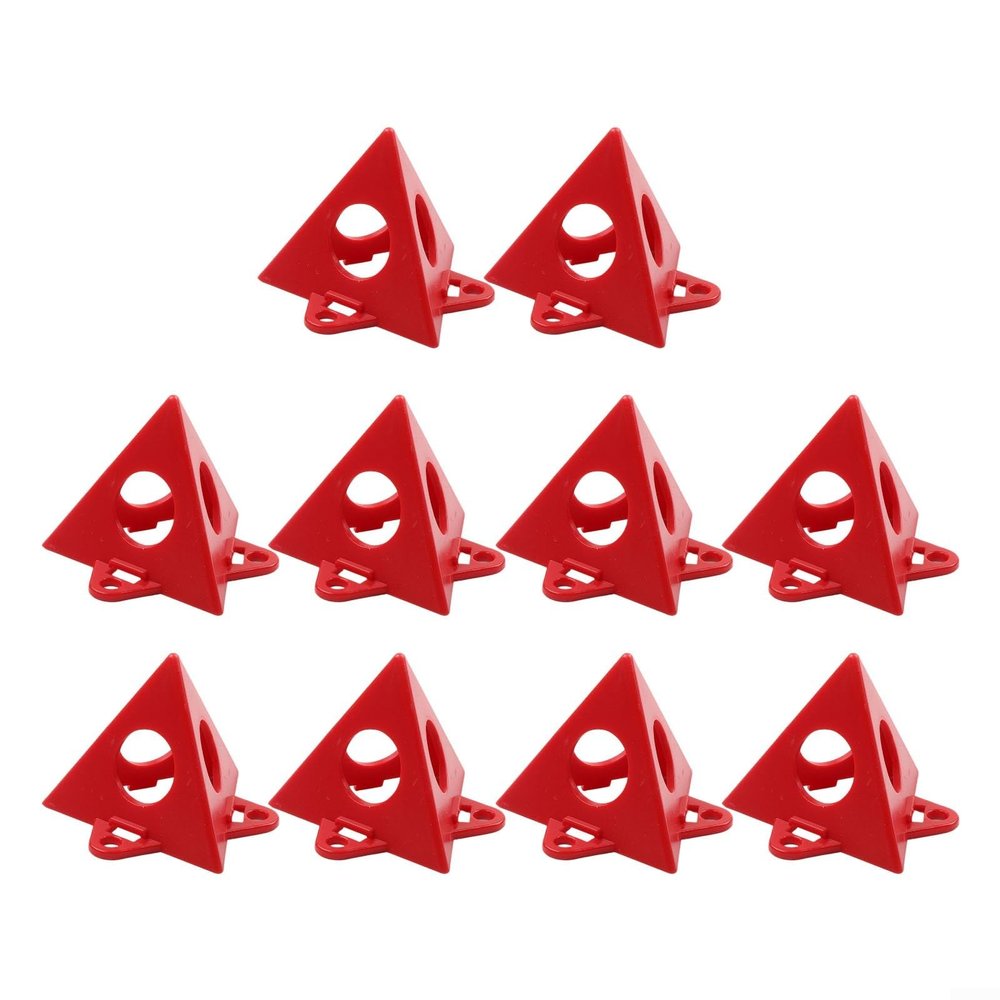 Pyramid Stands, Triangular, 10 Pieces