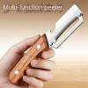 Multi-Functional Peeler with Wooden Handle view 3