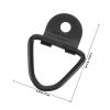 TOKIDNY 4-Pack Bolt-On D-Shaped Carbon Steel Tie-Down Rings with V-Shape, Including 4 Bolts and Washers view 2