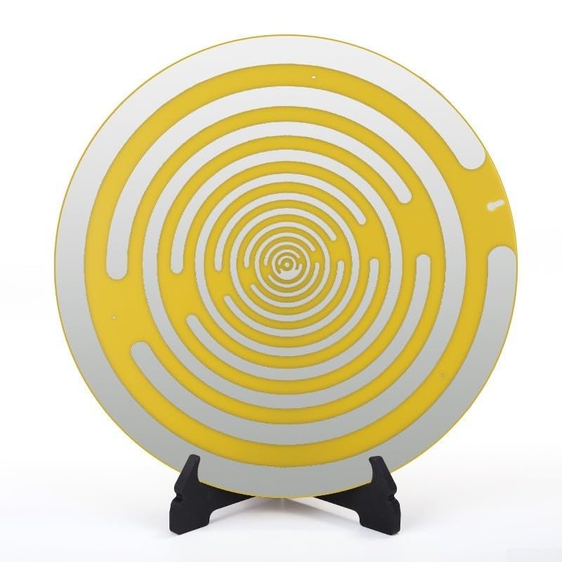 MWO Polarized Disc 30 cm, Commemorative Multi-Wave Oscillator Edition, Fiberglass with Pure Copper and Gold Plating, for Décor and Collectors (Non-Functional Instrument)
