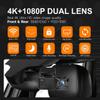 Osmo Dashcam Pro 2.0 4K Dash Cam with Dual 4K Front and 1080p Rear Cameras, Wi-Fi App Control, 170° Wide Angle, Night Vision, Parking Monitoring, and Loop Recording for Everyday Driving Safety view 2