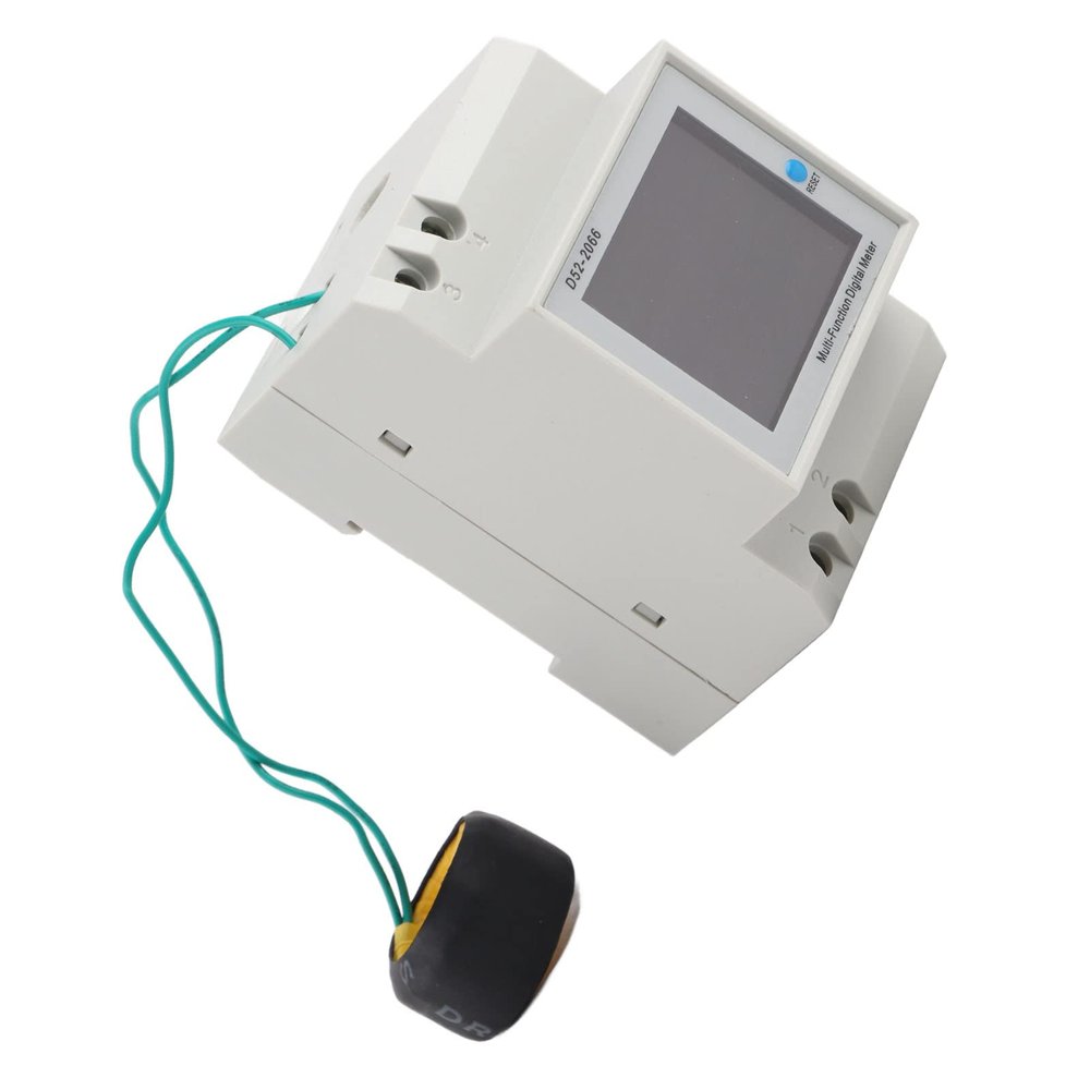 Chrees AC Voltage, Current and Power Meter with LCD Display, AC 250–450 V