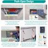 Metal Cover for Electrical Cabinets, 40 × 60 cm (15.7 × 23.6 in) view 3