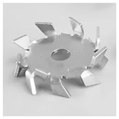 1-Piece 304 Stainless Steel Serrated Dispersing Disc, 140 mm