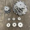 1-Piece 304 Stainless Steel Serrated Dispersing Disc, 140 mm view 3