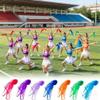 YKAFADE 20-Piece 48 x 48 cm Square Juggling Scarves, Dance and Chiffon Scarves for Gymnastics, Performances, Rhythm Activities and Sensory Play, Pink/Purple view 2