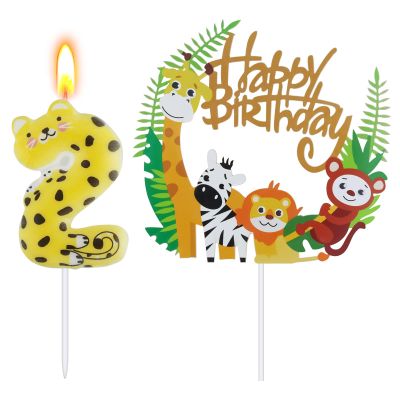 Alaoo Birthday Number Candle 2