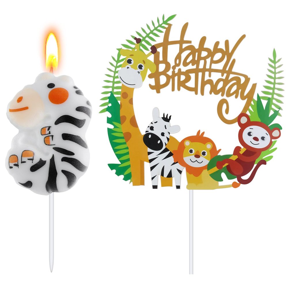 Alaoo Birthday Number Candle 3