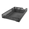 Bewinner Metal Mesh Drawer Organizer, 5-Compartment Desk Organizer, Sturdy Steel Wire Storage Basket, Black view 1