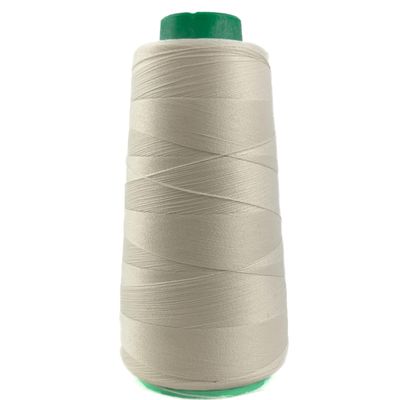 Bauschgarn for Overlock and Coverlock, 2700 m, 100% PE, Strength 40 S20, Soft for Elastic Seams (Ecru)