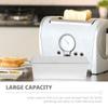 Angoily Loaf Pan for Bread and Baguettes, Aluminum with Nonstick Coating and Lid, 1000 g view 3