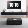 Coubird Black Wall-Mounted TV Cabinet view 3