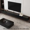Coubird Black Wall-Mounted TV Cabinet view 4