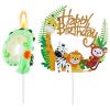 Alaoo Number 4 Birthday Candle with Animal Design view 1
