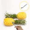LALADEFIEE Pineapple Corer 12 Pack with Easy Grip Stainless Steel and Quick Fruit Remover for Daily Use and Travel view 4