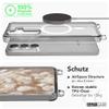 EAZY CASE Phone Case with Strap for Galaxy S26, Transparent with Navy Blue Strap view 4