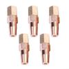 Opatiny Brass Oxy-Propane Welding Nozzles H016 for Torch, 5-Piece Set, 0.9–1.3 mm view 1