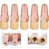 Opatiny Brass Oxy-Propane Welding Nozzles H016 for Torch, 5-Piece Set, 0.9–1.3 mm view 2