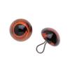 CREATIV DISCOUNT Safety Eyes for Handmade Stuffed Animals, Glass Eyes, 2 pcs (Brown, 10 mm) view 1
