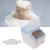 AMONIDA Airtight Rice Storage Container, Blue, 10 kg view 2