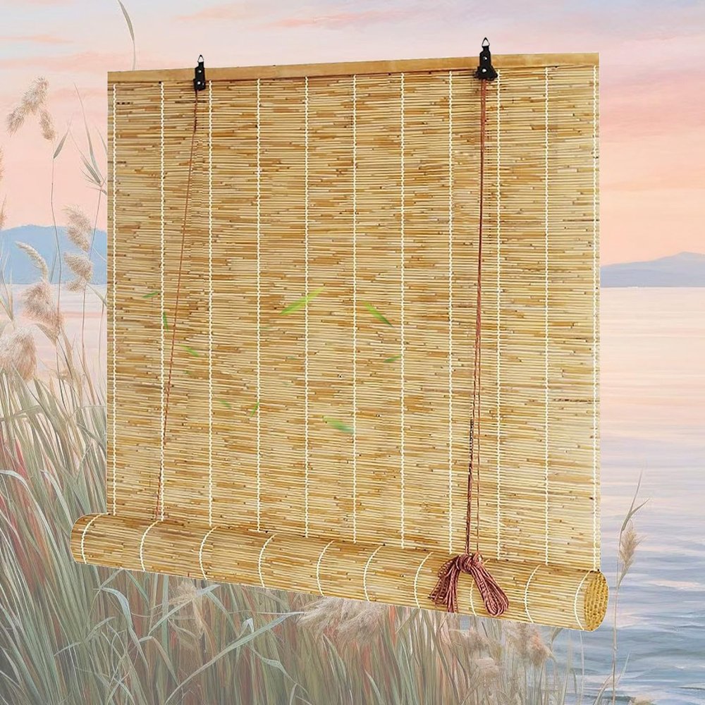 ZAJENKUB Bamboo Roller Shade