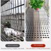 304 Stainless Steel Perforated Sheet, Durable Metal Panel for Home, Garden Fences, Ventilation and Protection, Easy to Cut (35 x 250 cm) view 2