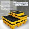WBLING Modular Spill Containment Tray with Removable Grate view 2