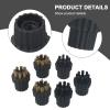 WheatThrive Steam Cleaner Brush Heads, Brass-Nylon Replacement Parts, Deep Cleaning for Windows, Grills, Durable Fit, Steam Mop, 6 Pieces view 4