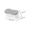 TOPBATHY 8-Piece ABS Toilet Seat Risers with Non-Slip Pads and Noise-Reducing Protection view 2
