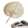 Natural Raffia Hand Fan view 1