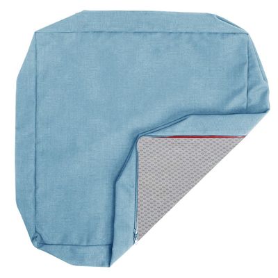 Outdoor Cushion Cover, Water-Resistant Oxford Fabric, Non-Slip Base, Light Blue, 80 x 80 x 12 cm
