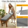 WLXFF Non-Slip Bench Cushion, 2 in Thick, Waterproof Outdoor Bench Pad view 4