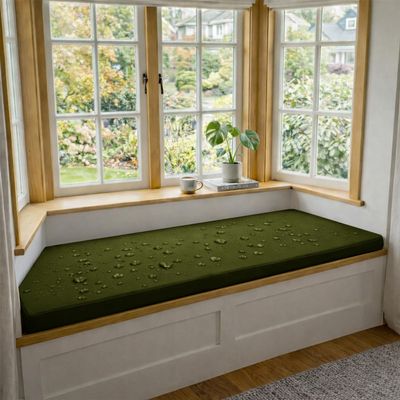 WLXFF Non-Slip Bench Cushion, 5 cm Thick, Waterproof Outdoor Bench Pad