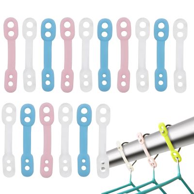 Clothing Closure Clips - Non-Slip Silicone Hanger Accessories